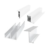 Комплект ADJUST FRAME 2 дв. 2500 мм / Белый глянец + 2 к-та доводчиков