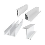 Комплект ADJUST FRAME 2 дв. 2500 мм / Хром матовый + 2 к-та доводчиков